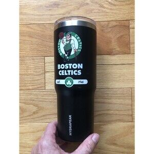 YETI Boston Celtics NBA Hydrapeak Steel Tumbler Black with Logo